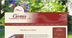 Desktop Screenshot of gmiterfuneralhome.com